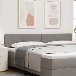 vidaXL Hoofdbord Taupe 200 cm Stof