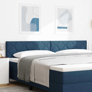 vidaXL Hoofdbord Blauw 200 cm Stof