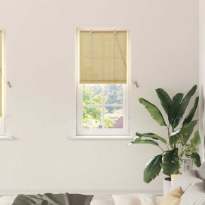 vidaXL Bamboe Rolgordijn Natuur 60 x 220 cm Bamboe