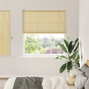 vidaXL Rolgordijn Natuur 140 x 160 cm Bamboe