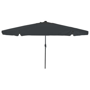 vidaXL Tuinparasol Antraciet 395 x 395 x 245 cm Polyester