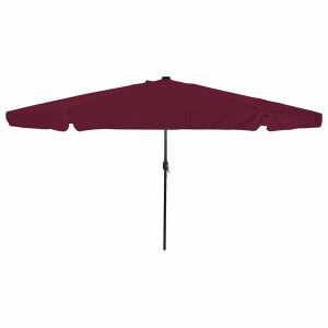 vidaXL Tuinparasol Bordeaux Rood 395 x 395 x 245 cm Polyester