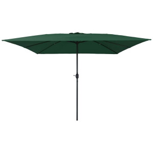 vidaXL Tuinparasol Groen 295 x 295 x 245 cm Polyester en staal