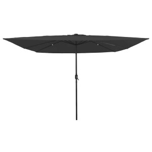 vidaXL Tuinparasol Antraciet 295 x 295 x 245 cm Polyester en staal