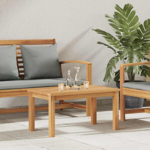 vidaXL Salontafel Bruin 70 x 40 x 36 cm Massief Teakhout