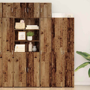 vidaXL Wandkast Oudhout 30 x 42,5 x 39,5 cm Bewerkt hout