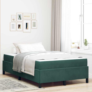 vidaXL Bedframe Anders Wit en lichtgrijs 120 x 200 cm Fluweel