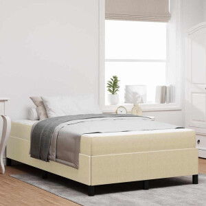 vidaXL Bedframe Anders Lichtgroen Grijs 120 x 200 cm Katoenen stof