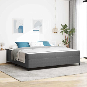 vidaXL Bedframe Anders Lichtgrijs 100 x 200 cm Katoenen stof