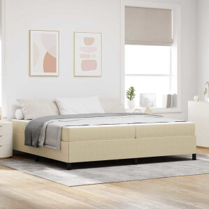 vidaXL Bedframe Anders Lichtgroen Grijs 100 x 200 cm Katoenen stof