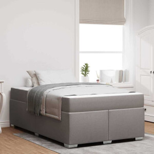 vidaXL Bedframe Anders Taupe 120 x 200 cm Stof