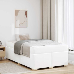 vidaXL Bedframe Anders Wit 120 x 190 cm Kunstleer