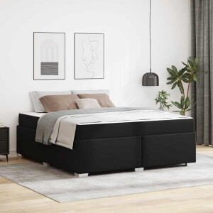 vidaXL Bedframe Anders Zwart 180 x 200 cm Kunstleer