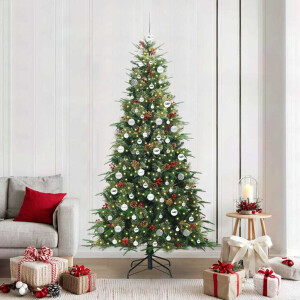 vidaXL Kunstmatige Inklapbare Kerstboom Groen 210 cm PE en PVC