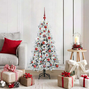 vidaXL Kunstmatige Inklapbare Kerstboom Groen 120 cm PE en PVC