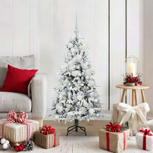 vidaXL Kunstmatige Inklapbare Kerstboom Groen 120 cm PE en PVC