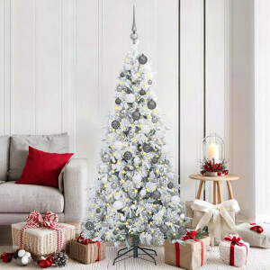 vidaXL Kunstmatige Inklapbare Kerstboom Groen 180 cm PE en PVC