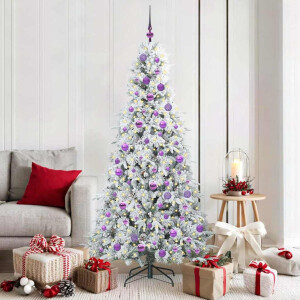 vidaXL Kunstmatige Inklapbare Kerstboom Groen 180 cm PE en PVC