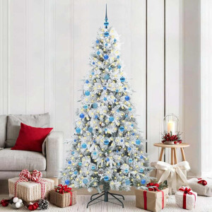 vidaXL Kunstmatige Inklapbare Kerstboom Groen 210 cm PE en PVC