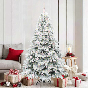 vidaXL Kunstkerstboom met 300 LED met standaard Groen 180 cm PE en PVC