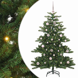 vidaXL Kunstmatige Inklapbare Kerstboom met 150 LED's Groen 150 cm PVC