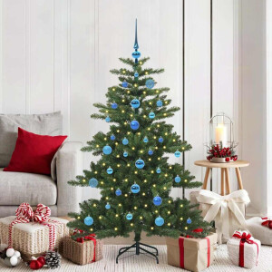 vidaXL Kunstmatige Inklapbare Kerstboom with LEDs 150cm PVC