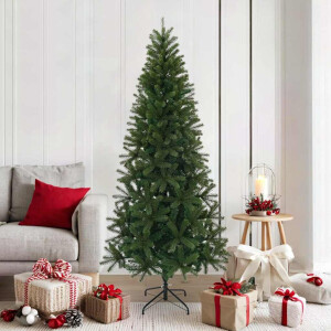 vidaXL Kunstkerstboom met standaard Groen 180 cm PVC, PE en staal