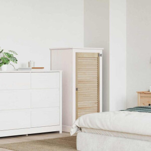 vidaXL Kastdeur Naturel 49,5 x 2,1 x 110 cm Massief grenenhout