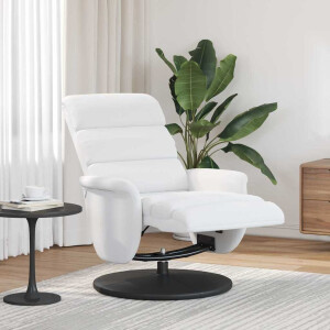 vidaXL Ligstoel Wit 71 x 98 x 106 cm Kunstleer