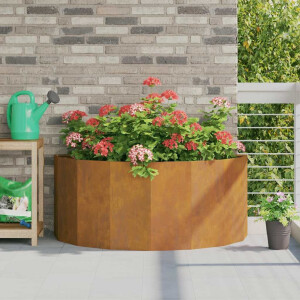 vidaXL Plantenbak Roestig 120 x 60 x 50 cm Cortenstaal