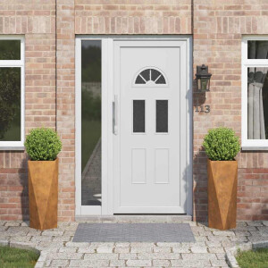 vidaXL Plantenbak 2 pcs Roestig 30 x 30 x 75 cm Cortenstaal