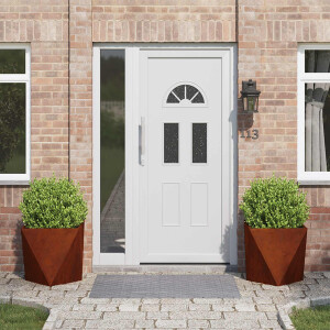 vidaXL Plantenbak 2 pcs Roestig 50 x 50 x 50 cm Cortenstaal