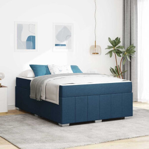 vidaXL Bedframe Blauw 160 x 200 cm Stof