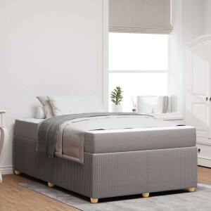 vidaXL Bedframe Anders Taupe 120 x 190 cm Stof