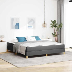 vidaXL Boxspring bed Taupe, Bruin 180 x 200 cm Stof, Engineered Hout