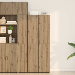vidaXL Hoge kast 2 pcs Artisan Eiken 70 x 42,5 x 185 cm