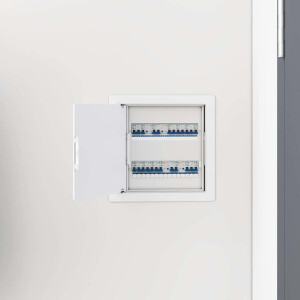 vidaXL Toegangs-panelen 2 pcs Wit 20 x 20 cm ABS Kunststof