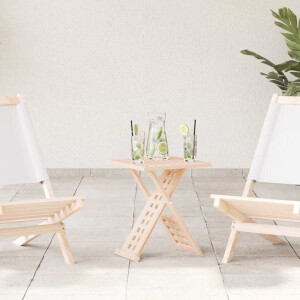vidaXL Salontafel Bruin 33 x 33 x 40,5 cm Massief Notenhout