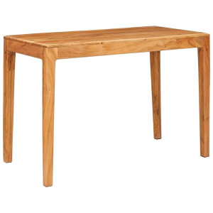 vidaXL Eettafel Bruin 110 x 55 x 76 cm Massief Acaciahout