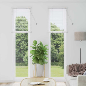 vidaXL Venetiaanse Jaloezieën Wit 220 x 65 cm Aluminium