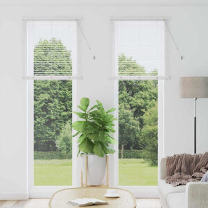 vidaXL Venetiaanse Jaloezieën Wit 220 x 75 cm Aluminium