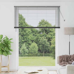 vidaXL Venetiaanse Jaloezieën Donkergrijs 220 x 160 cm Aluminium