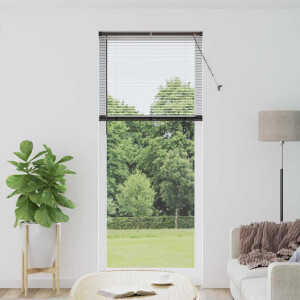 vidaXL Venetiaanse Jaloezieën Zwart 220 x 85 cm Aluminium