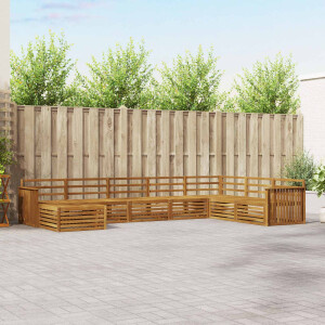 vidaXL Sofa-Sets 8 pcs Naturel Massief Acaciahout