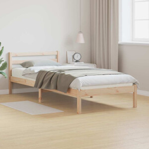 vidaXL Bedframe Bruin 225,5 x 85,5 x 69,5 cm Massief Vurenhout
