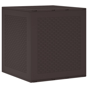 vidaXL Opbergbox met opslag Bruin 55 x 53 x 57 cm Polypropyleen