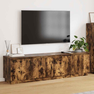 vidaXL TV-kast Gerookt eiken 180 x 38 x 49 cm Bewerkt hout