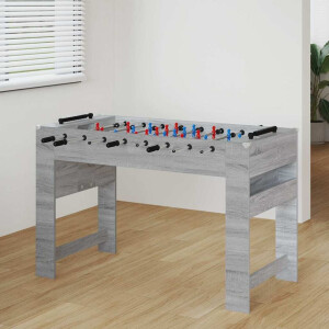 vidaXL Honkbaltafel Grijze Sonoma 125 x 60,5 x 80 cm Bewerkt hout