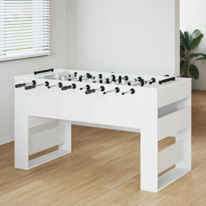 vidaXL Honkbaltafel Wit 146,5 x 74 x 85 cm Bewerkt hout