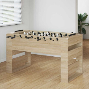 vidaXL Honkbaltafel Sonoma Eiken 146,5 x 74 x 85 cm Bewerkt hout